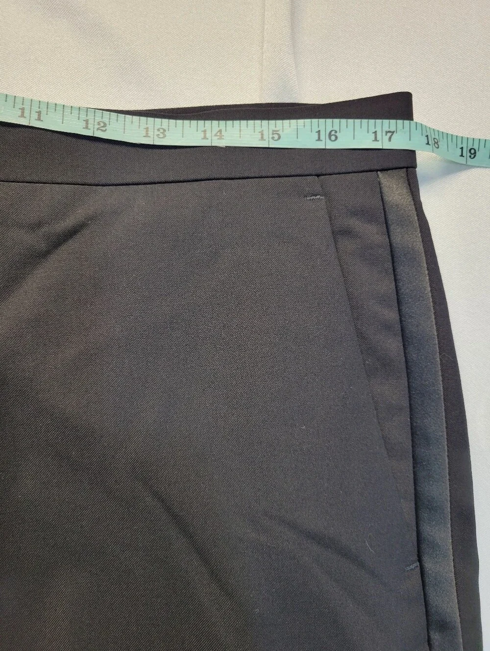 J Crew Ludlow Slim-fit tuxedo pant in Italian wool 17555 Size 33x30